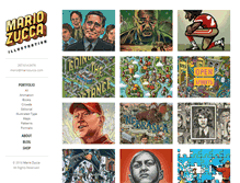 Tablet Screenshot of mariozucca.com